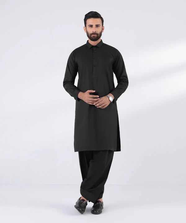 Cotton Suit Black Boski