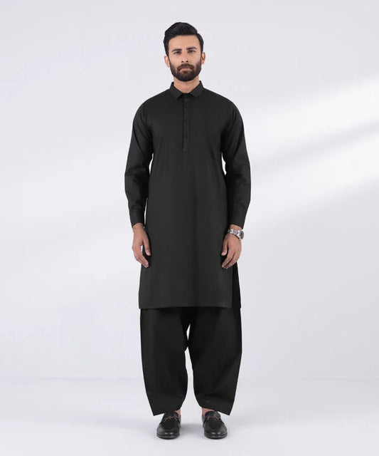 Cotton Suit Black Boski
