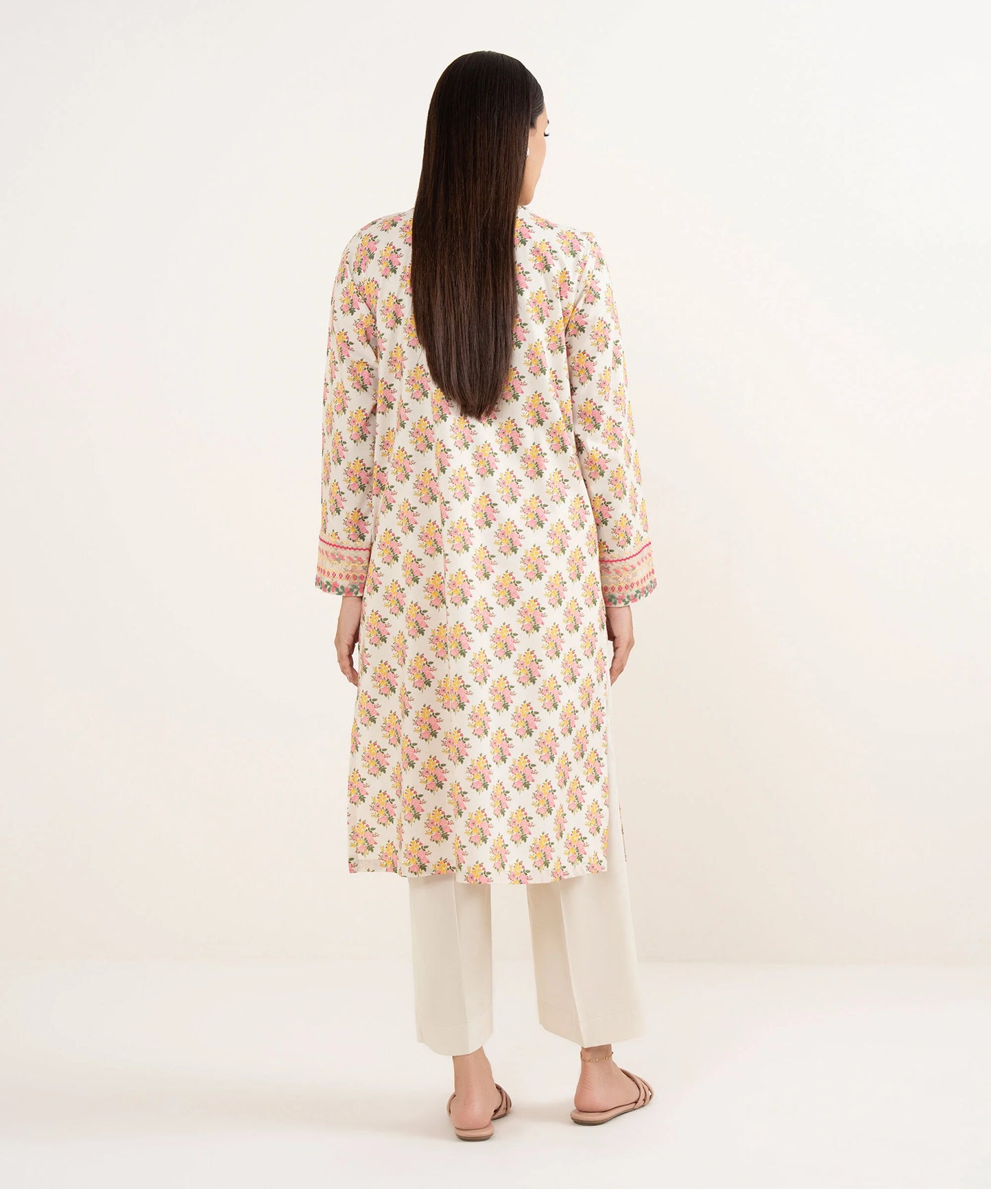 Embroidered Lawn Viscose Shirt