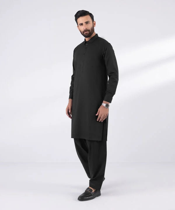 Cotton Suit Black Boski