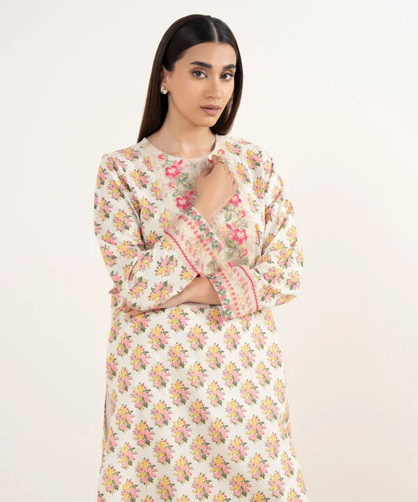 Embroidered Lawn Viscose Shirt