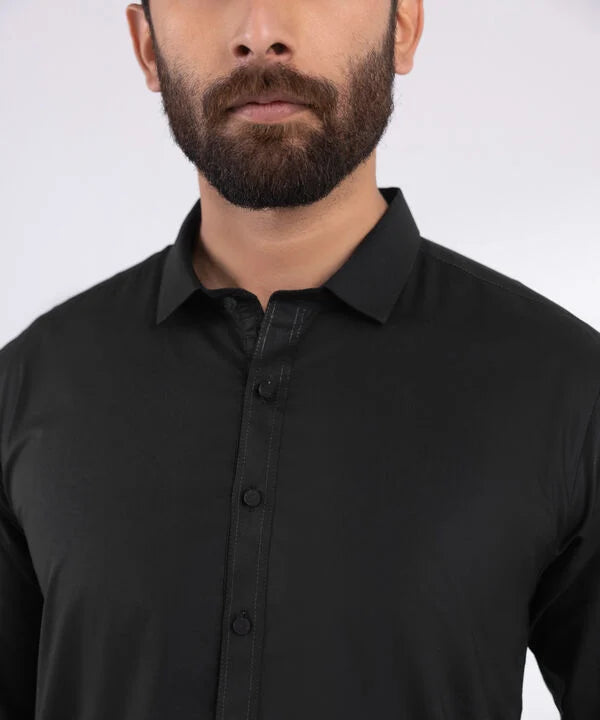 Cotton Suit Black Boski